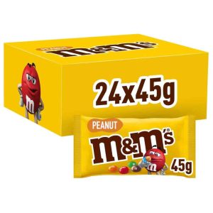 M&M Peanut 45 g (Pack of 24)